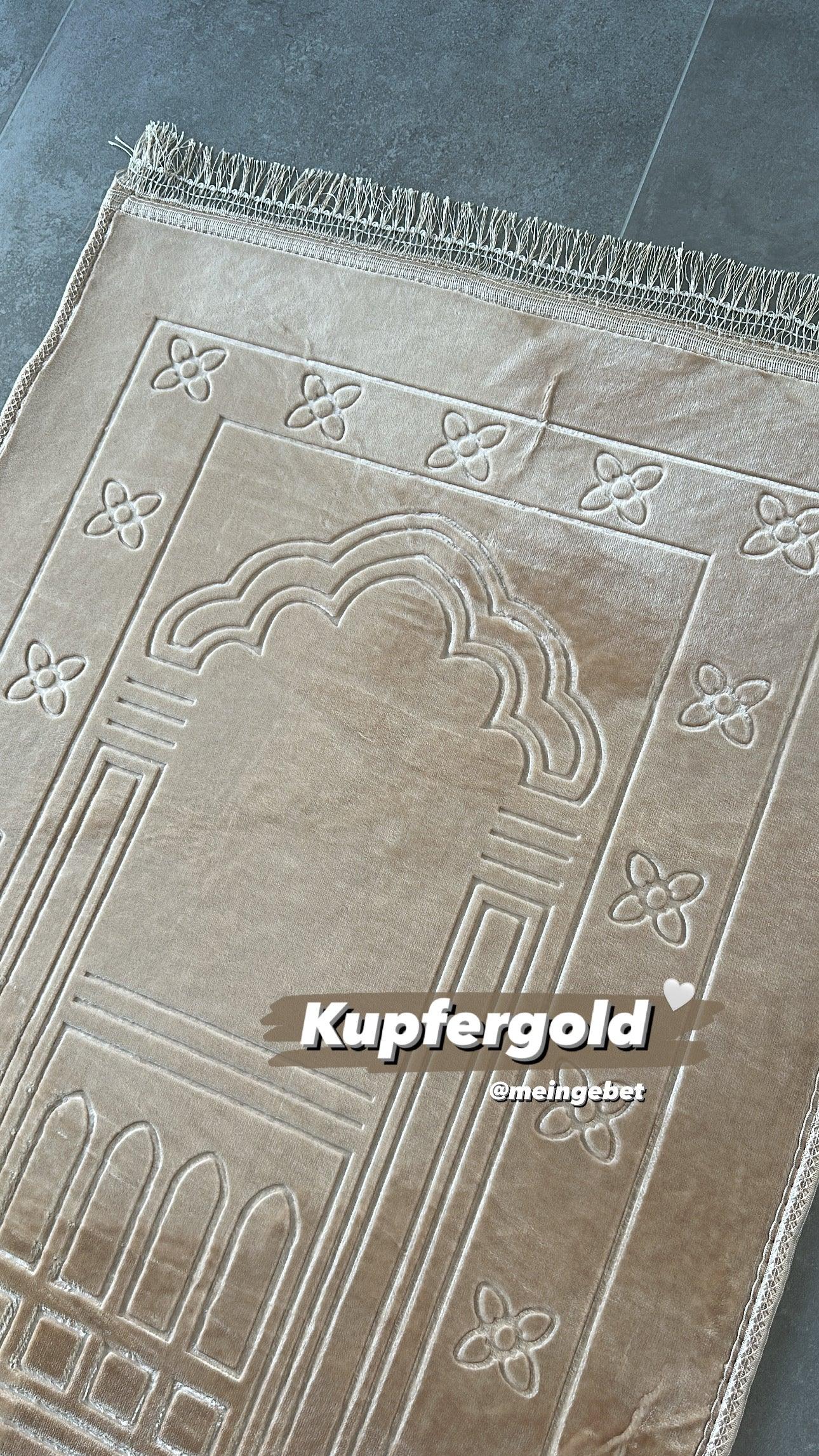 Gebetsteppich (Kupfergold) - Mein Gebet