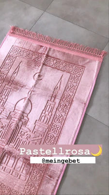 Tapis de prière (rose pastel) - Mein Gebet
