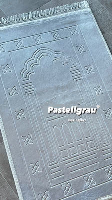 Gebetsteppich (Pastellgrau) - Mein Gebet